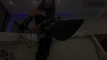 Preview 3 of Girl Sex Mp - Mistress Humiliates Slave. POV