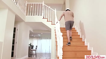 Preview 1 of Rhaya Shaynes - Teen babysitter ass fucked by stepson