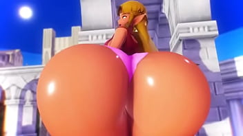 Preview 3 of Desi Xxxx Hd Sex - SSBU Zelda big butt hitbox by imbapovi