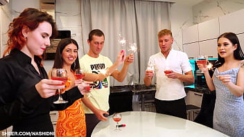 Preview 1 of Old American Anty Fack - We made a Group Sex Orgy Party