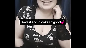 Preview 4 of Cute Purple Haired Slut - Full video,  don&#039_t forget to follow me on the clock app! ?