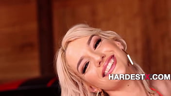 Preview 1 of Me2yru Banchor - Tall Blonde Double Penetrated By 2 Big Dicks