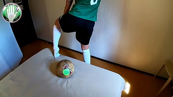 Preview 1 of Big Ass Desi Wife Balls Deep - Elena jerks off the football club photographer after the photoshoot