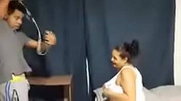 Preview 1 of Fek Mom San - Le hago una mamada a mi hijastro antes de que se vaya a estudiar