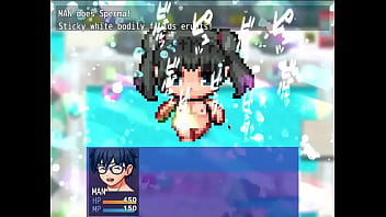 Preview 3 of Thai Movie Unknown - Hentai game Summer Pool Twin Tails