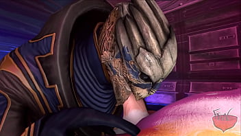 Preview 4 of Sixcsi Vidoes Dolndod - Garrus gives Fox a nice blowjob