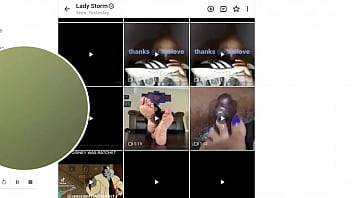 Preview 3 of King Rap Xxx - Jerking Off To Lady Storms Ebony Wrinkled Soles