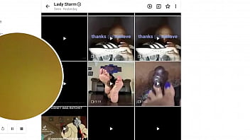 Preview 4 of King Rap Xxx - Jerking Off To Lady Storms Ebony Wrinkled Soles