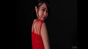Preview 1 of Devki Krasotki - A beautiful woman with cute boobs in a sexy red outfit seduces you in a naughty pose!