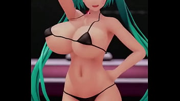 Preview 1 of Lovely Lilith Titjob - Hatsune Miku and her Lewd Dance