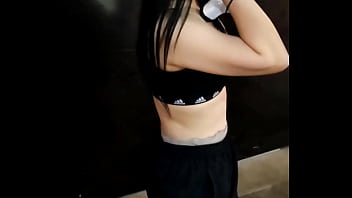 Preview 1 of Mms Sunakshi3 - MI AMIGA ESTEFANI DEL GYM,  LA CONVENCI CON MUCHO ESFUERZO DE ACOMPA&Ntilde_ARME A MI CASA Y RESULTO SER UNA PUTA GUARRA CALIENTE !