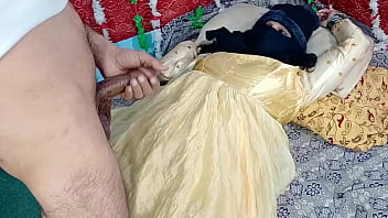 Preview 1 of Girls Fucking Horse - yellow dressed desi bride pussy fucking hardsex with indian desi big cock on xvideos india xxx