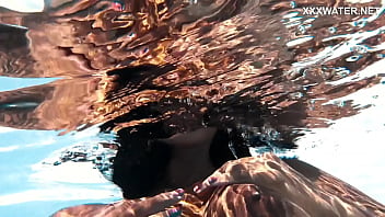Preview 4 of Ibdian Chudi - Sensational Venezuelan in Poolside Swim Session