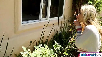 Preview 1 of Dj Malik You Have - GirlDoGirl.com - Blonde agrees to girl on girl oral show