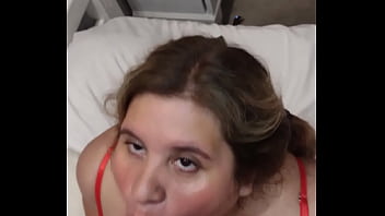 Preview 2 of Nepl Boobs - Argentina colegiala gordita y culona se llena de leche las TETAS GIGANTES para aprobar el examen de filosofia