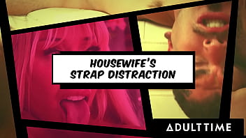 Preview 1 of Pussy Mdma - ADULT TIME - Victoria Voxxx FISTS AND STRAP-ON Fucks Lonely Housewife MULTIPLE TIMES! AHEGAO FACE!
