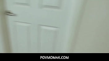 Preview 1 of Get Fall - PovMom4K  -  Curvy MILF Megan Maiden invites her stepson to slide his thick cock inside her love glove