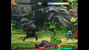 Preview 4 of Wifes First Bbc Makes Her Scream - MUGEN Delga vs Orc