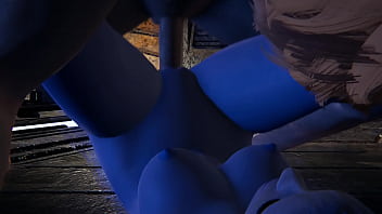 Preview 4 of Little Girl Funked - Mass Effect sex with Azari l 3D hentai SFM