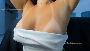 Preview 3 of Try Paris - Sexy big ass latina giving some hot jerk off instructions JOI speaking portuguese,  spanish and english to you wearing tight yoga shorts,  cum on boobs and blowjob