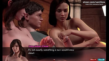 Preview 3 of Erani Sex Com - The Genesis Order | Horny Step Sister Teen Gets Her Tight Little Pussy Fucked In Public At Church. They Got Caught Fucking! | Taboo Hentai 3D Game | Part #6
