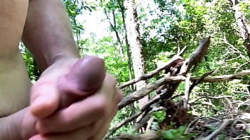Preview 1 of Nao Tachibana Lesbian - Hiking naked with cock in hand
