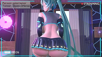 Preview 1 of Ana L Milf - Hatsune Miku recording herself and her package