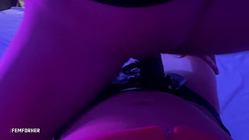 Preview 2 of Tarfa Muie - Lock his dick,  put your Strapon on it,  ride it and Squirt on him. Man Failure.