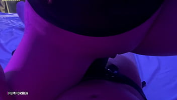 Preview 1 of Tarfa Muie - Lock his dick,  put your Strapon on it,  ride it and Squirt on him. Man Failure.