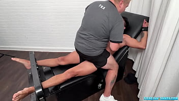 Preview 3 of Ofysex - Horny Matt Tickles Sub Amone Bane To Help Him Stays In Pitch