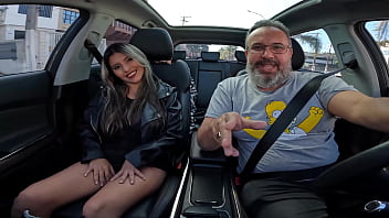 Preview 1 of B F Video Xxx Ggl - Bianca Lima a boliviana entra na carona e mostra seus seios maravilhosos
