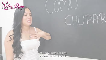 Preview 1 of Virgin Teen Sleep Abuse - I make a video showing how to give a good blowjob but I get so excited that I end up penetrating myself and I cum.