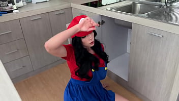 Preview 1 of Free Porn Massage Video - Sexy Mario Riding Big Dildo till Intense Orgasm - Hot Cosplay Solo