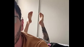 Preview 3 of Julia Ann Aletta Ocean - Let&#039_s make this week better than the last one.Good morning...#tattoboy #feet #feetcontent #working