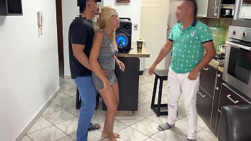 Preview 1 of Dabbal Xx - Amigo me Presta a su Hermosa Novia para Bailar Pero se me Levanto la Polla cuando Empez&oacute_ a Frotarme su culo al Frente de su Novio NTR