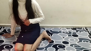Preview 1 of Aunti Ki Chodae - Indian college girl sex video - calling girlfriend at home to fuck her hard for the first time &ndash_ xxx in hindi