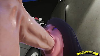 Preview 1 of Esk Mamina - Blowjob in the parking lot (Part 2)