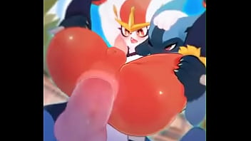 Preview 1 of Amy Anderssen Cam - Lucario cogiendo