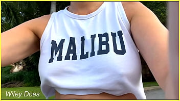 Preview 3 of Xnxx Indun Aunty - Riding braless in public