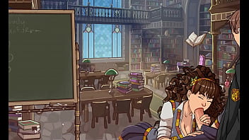 Preview 4 of Jor Se Sex In Bed Room - Hogwarts Magic Lessons [ Harry Poter hentai game PornPlay ] Hermione sucked my cock after classes