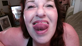 Preview 2 of Mandy Dee Footjob - tongue lashing teaser sexy dawn&#039_s tongue is escaping
