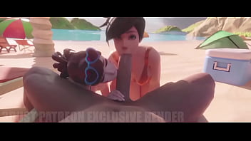 Preview 3 of Port Malaya - tracer &amp_ waveracer d.va (overwatch) by threedust