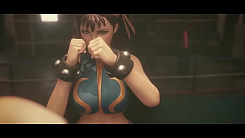 Preview 1 of Natural Tts Big - chun-li (street fighter) byzmsfm