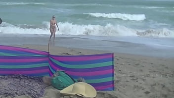 Preview 1 of Xxxes Vdio - Exhibitionist Wife 489 - Mrs Brooks And Mrs Ginary Being Themselves And Enjoying The Nude Beach!