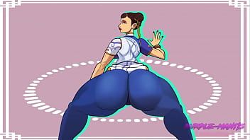 Preview 3 of Xhubx App - Chun-Li Twerk 3 min.