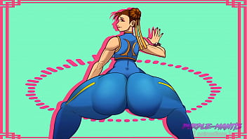 Preview 4 of Xhubx App - Chun-Li Twerk 3 min.