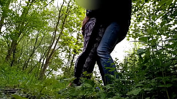 Preview 1 of Bhojpusri Song - Sexy neighbor with a fat ass jerked me off in nature