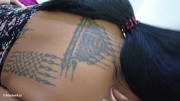 Preview 3 of Rape My Nighbor - Mouth Full of Cum for Asian Lady