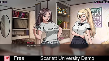Preview 2 of Best Girl Girl For Kiss - Scarlett University Demo