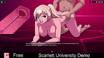 Preview 4 of Best Girl Girl For Kiss - Scarlett University Demo